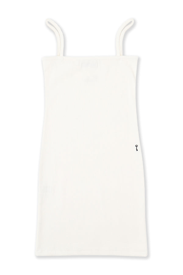 Body Fit  Rib One Piece White