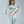 Load image into Gallery viewer, Senary Key Chain Stone Wash Sweat Pants White
