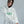 Load image into Gallery viewer, Senary Key Chain Stone Wash Hoodie White