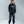 Load image into Gallery viewer, Senary Key Chain Stone Wash Hoodie Black