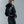 Load image into Gallery viewer, Senary Key Chain Stone Wash Hoodie Black