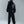 Load image into Gallery viewer, Senary Key Chain Stone Wash Sweat Pants Black
