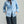 Load image into Gallery viewer, Pixel Key Embroidery Dress Shirt Blue