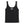 Load image into Gallery viewer, Pixel Key Embroidery Rib Tanktop Black