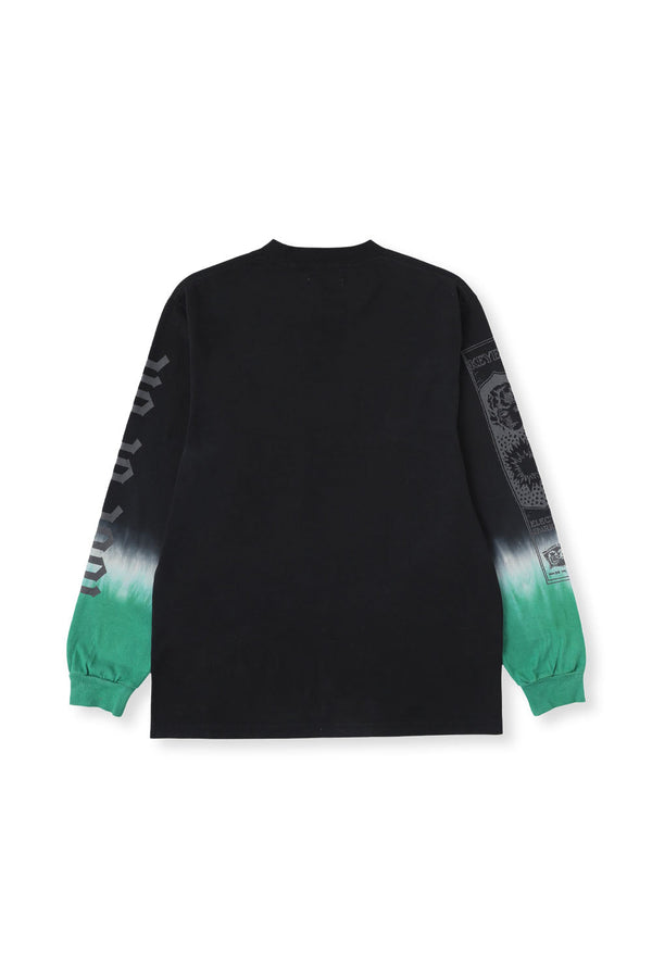Arm Gradation Long Tee Black