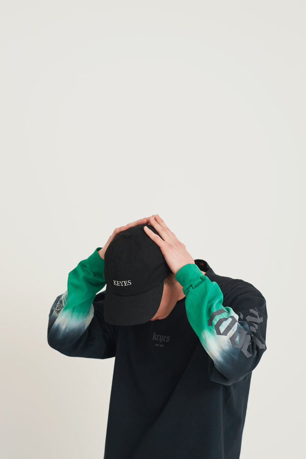 Arm Gradation Long Tee Black