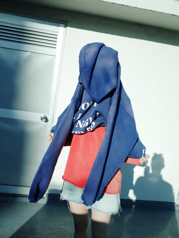 GROOVE ALL NIGHT Stone Wash  Hoodie Purple