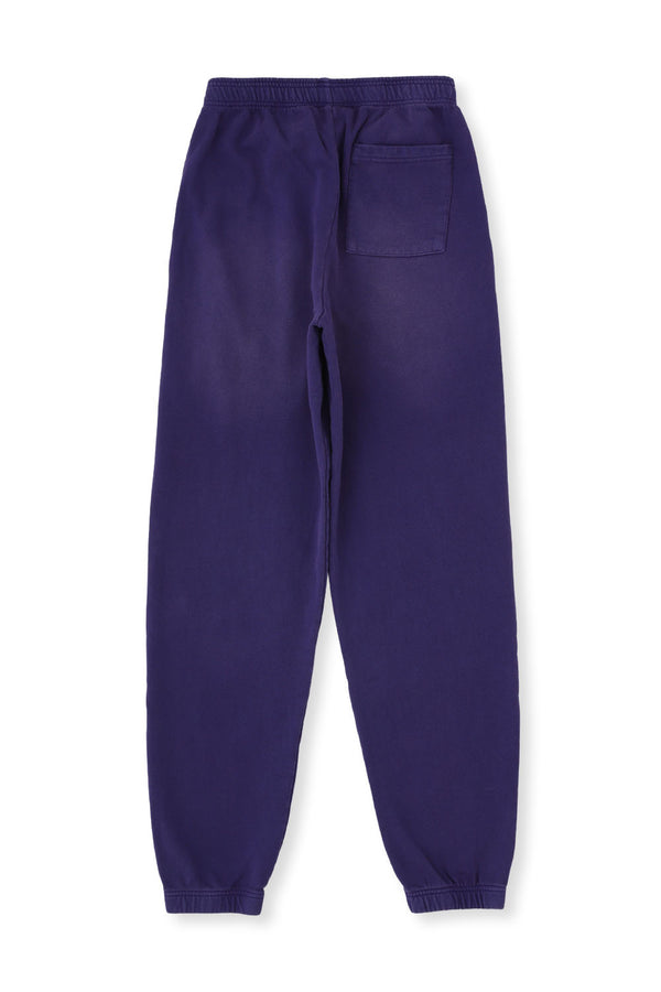Senary Key Chain Stone Wash Sweat Pants Purple