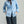 Load image into Gallery viewer, Pixel Key Embroidery Dress Shirt Blue
