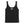 Load image into Gallery viewer, Pixel Key Embroidery Rib Tanktop Black
