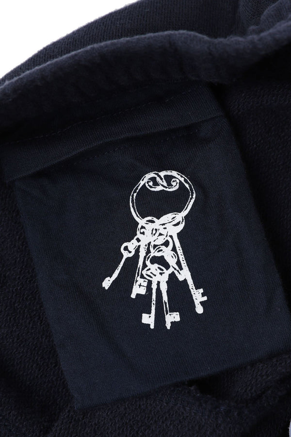 KEYES Embroidery Sweat Pants Navy